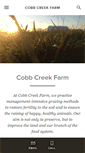 Mobile Screenshot of cobbcreekfarm.com